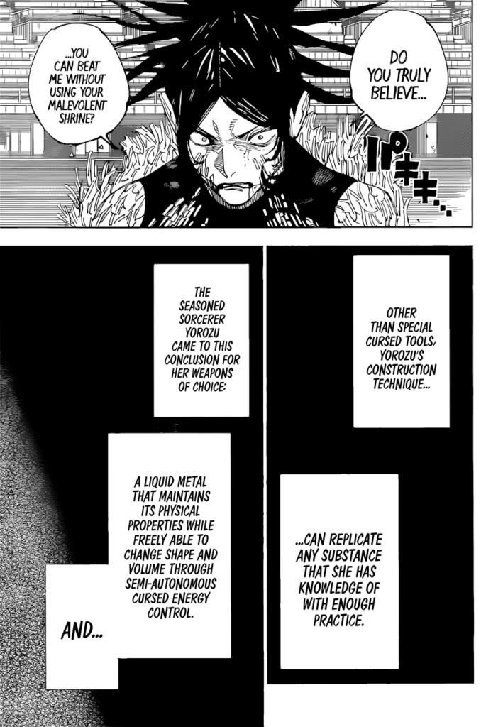 Jujutsu Kaisen, Chapter 217