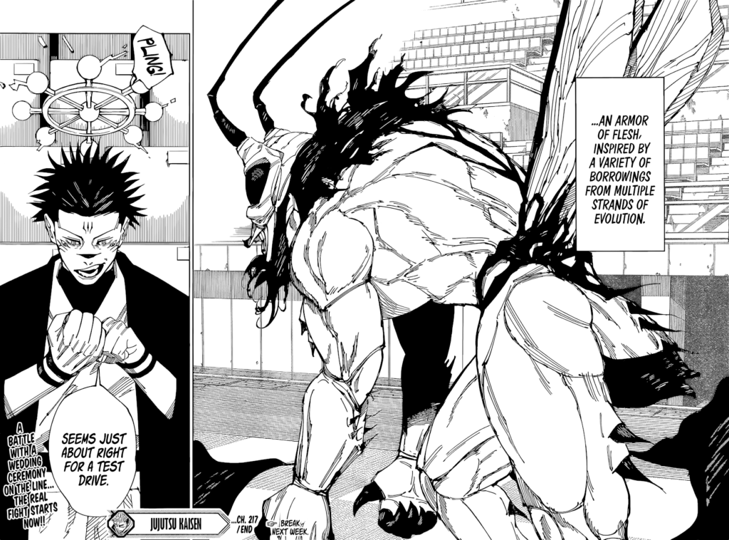 Jujutsu Kaisen, Chapter 217