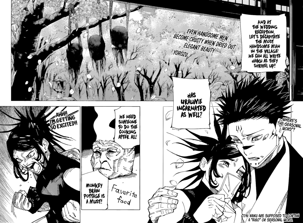 Jujutsu Kaisen, Chapter 217