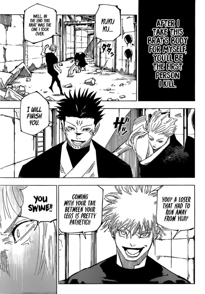 Jujutsu Kaisen, Chapter 221
