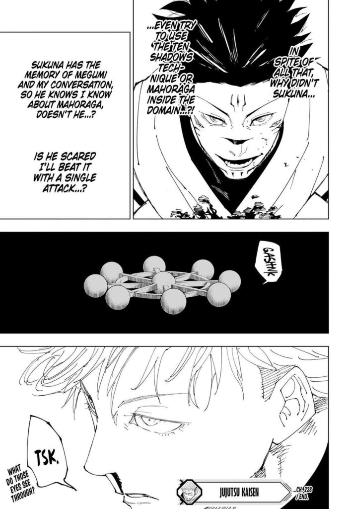 Jujutsu Kaisen, Chapter 228