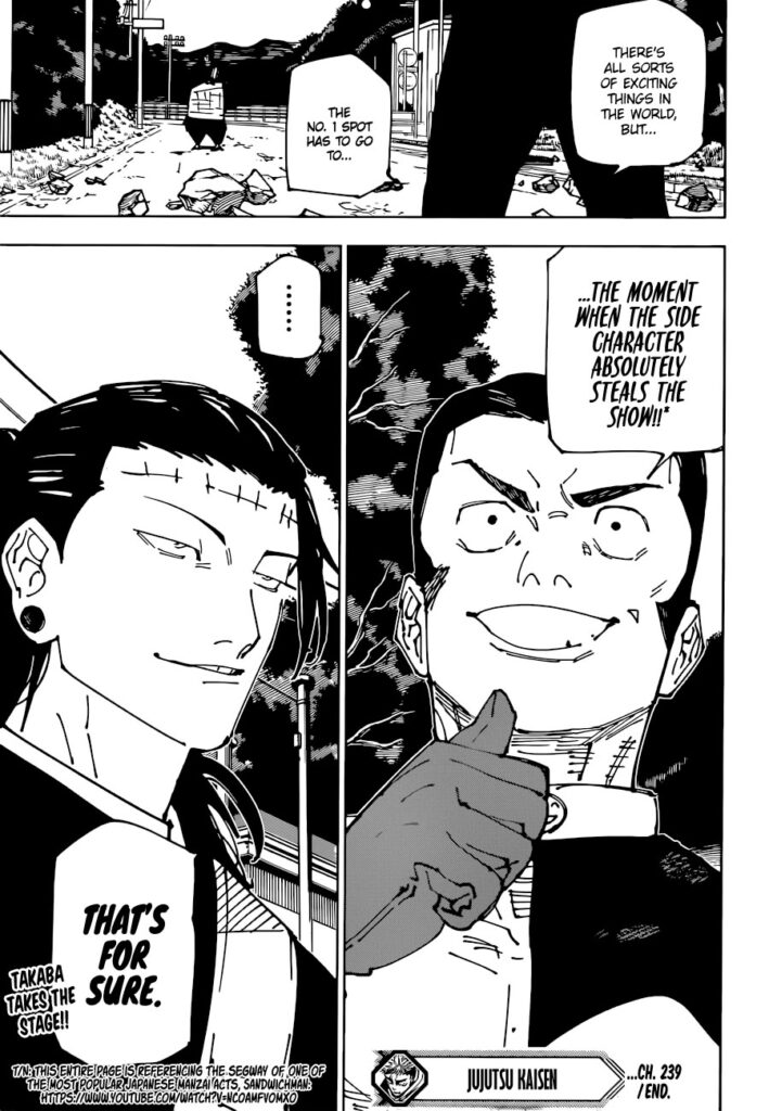 Jujutsu Kaisen, Chapter 239
