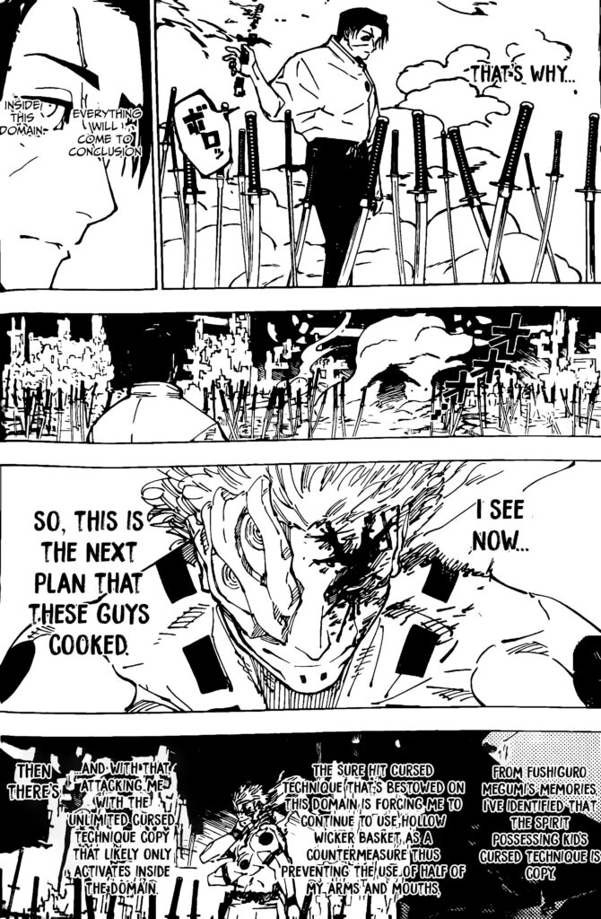 Jujutsu Kaisen, Chapter 249