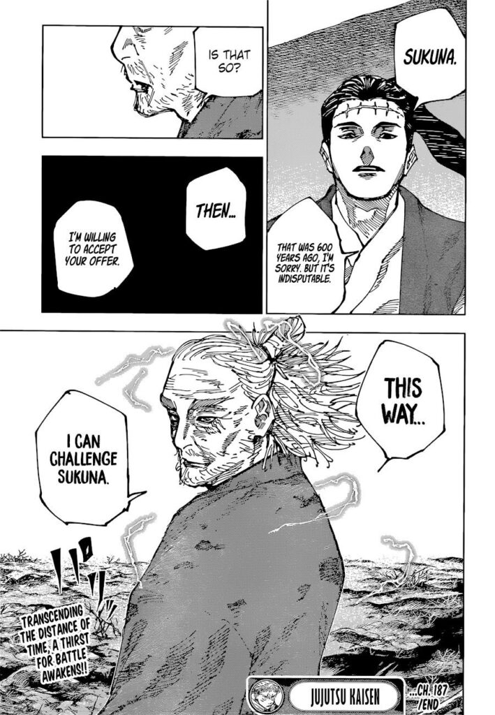 ✔   Jujutsu Kaisen, Chapter 187
