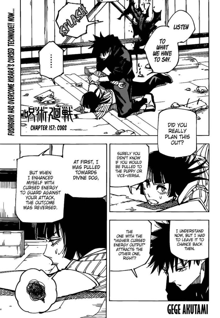 ✔   Jujutsu Kaisen, Chapter 157