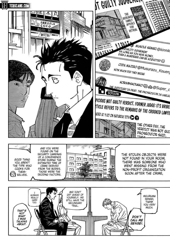 ✔   Jujutsu Kaisen, Chapter 159
