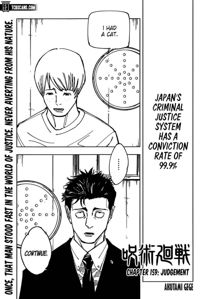 ✔   Jujutsu Kaisen, Chapter 159
