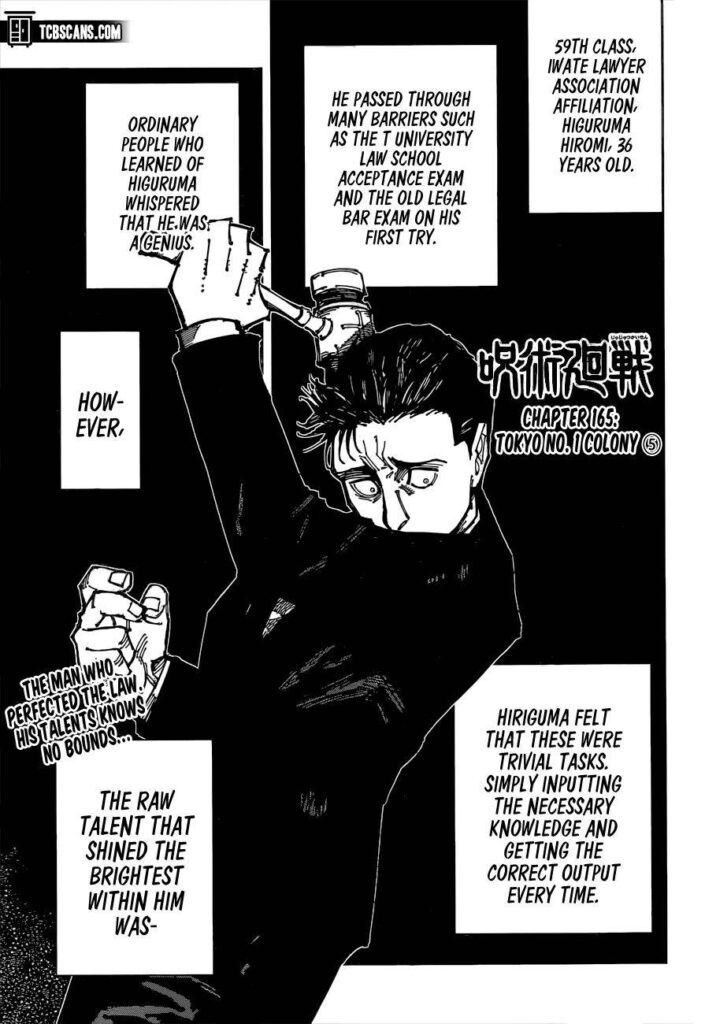 ✔   Jujutsu Kaisen, Chapter 165