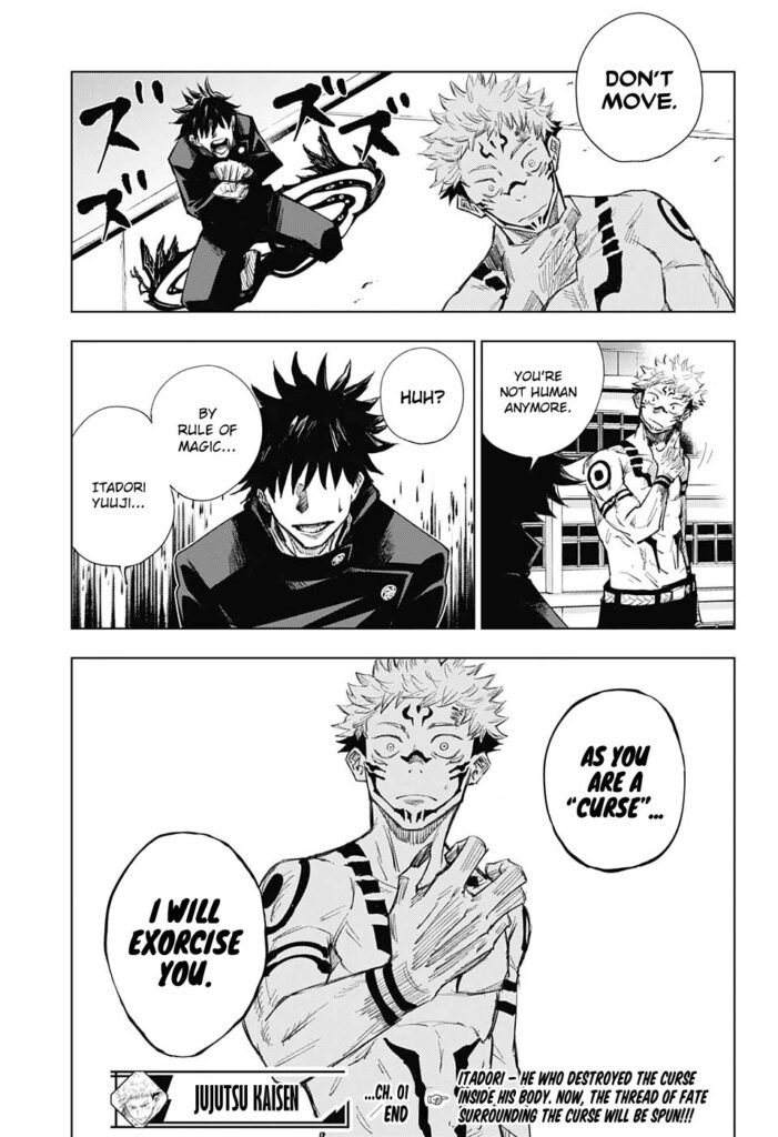 ✔   Jujutsu Kaisen, Chapter 1
