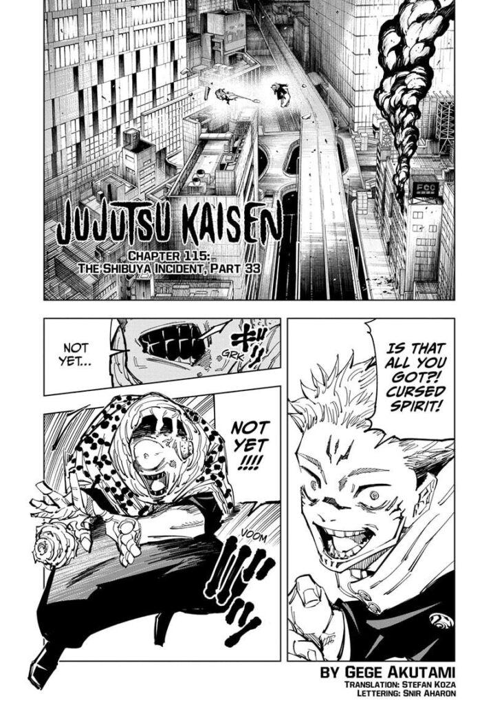 ✔   Jujutsu Kaisen, Chapter 115

