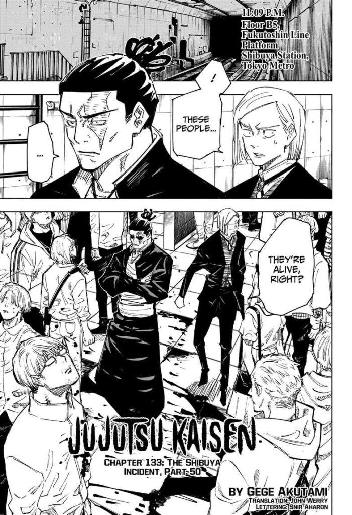 ✔   Jujutsu Kaisen, Chapter 133
