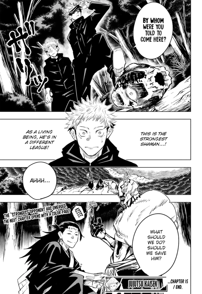 ✔   Jujutsu Kaisen, Chapter 15
