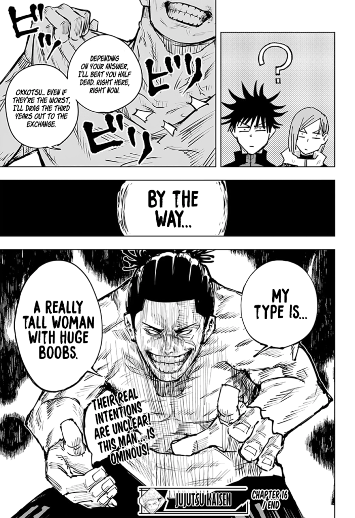 ✔   Jujutsu Kaisen, Chapter 16
