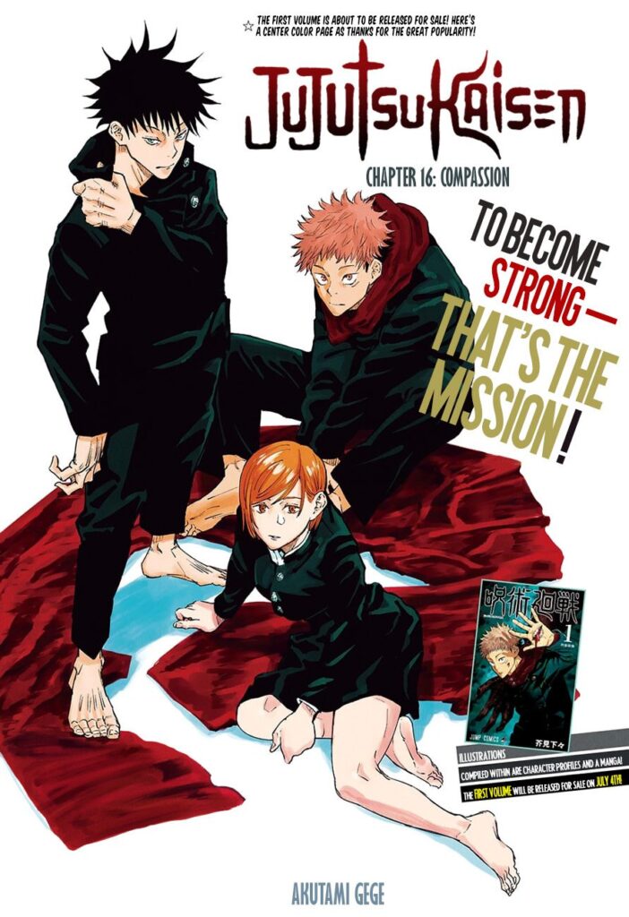 ✔   Jujutsu Kaisen, Chapter 16

