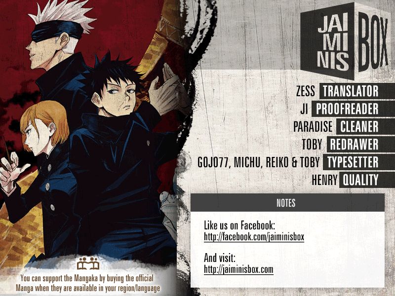 ✔   Jujutsu Kaisen, Chapter 77
