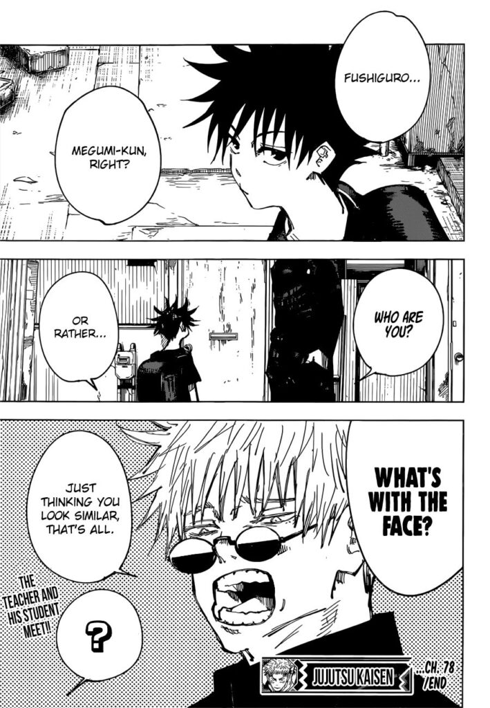 ✔   Jujutsu Kaisen, Chapter 78
